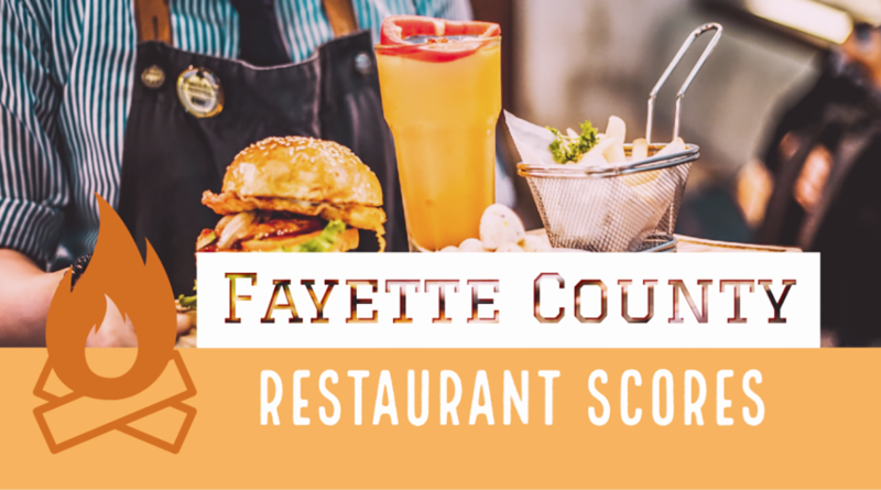 Restaurant Inspection Scores {Fayette County} – March 2026