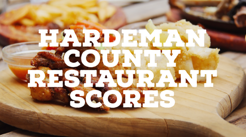 Restaurant Inspection Scores {Hardeman County} – March 2026