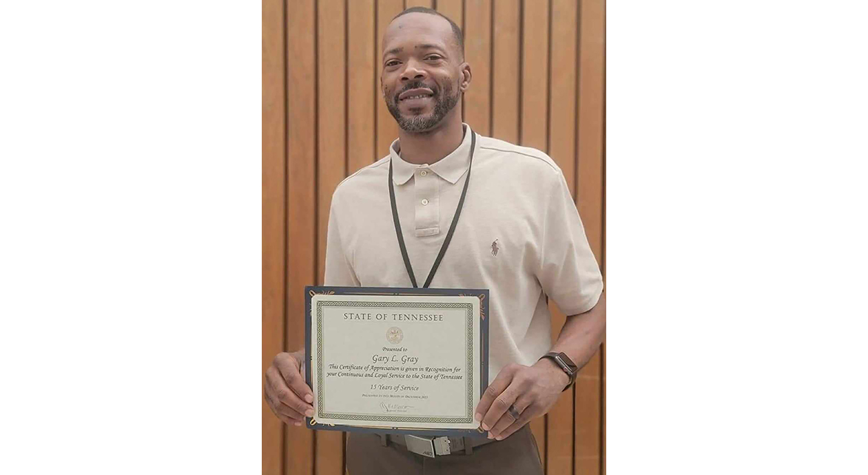 Gary Gray Recognized for 15 Years of Loyal Service to Tennessee ...