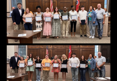 Hardeman County High Schools Top Ten Recognized at County Commission Meeting&nbsp;