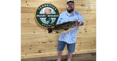 TWRA Confirms New Largemouth Bass Fishing Record