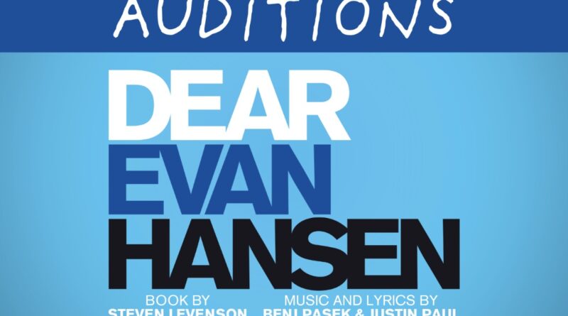 HCAC Audition Notice: Dear Evan Hansen