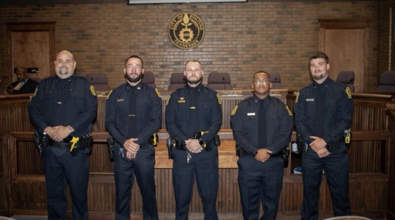 Bolivar Police Department Holds Oath of Office and Promotion Ceremony