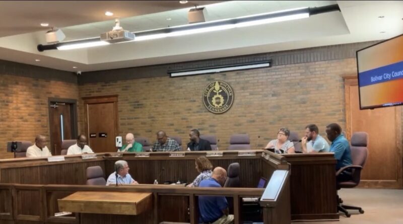 Bolivar City Council Receives Department Updates, Discusses Library Funding Shortfall at August Meeting