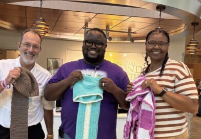 Whiteville CoreCivic Donates Handmade Scarves and Hats to Cancer Patients