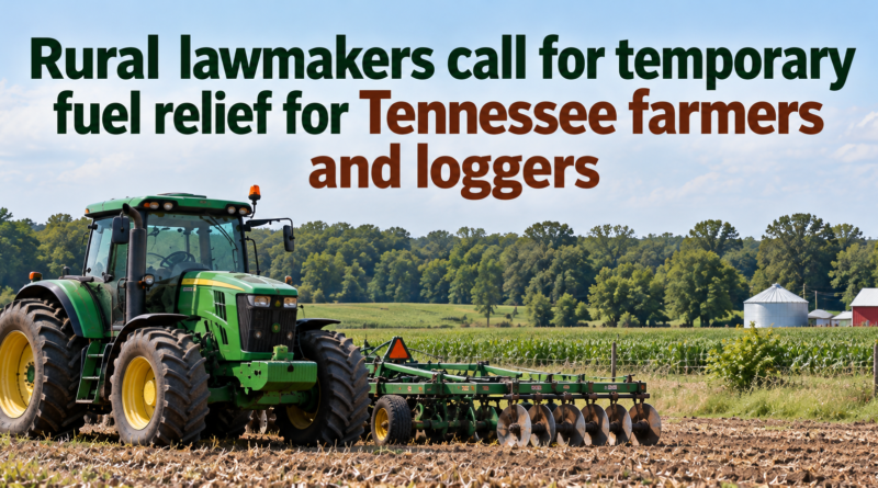 Rural Lawmakers Call for Temporary Fuel Relief for Tennessee Farmers and Loggers