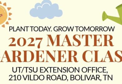 Hardeman County Master Gardener Class Registration Now Open for 2027 Hardeman County Master Gardener Class Registration Now Open for 2027